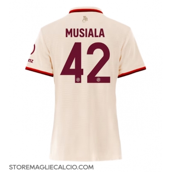 Bayern Munich Jamal Musiala #42 Maglia Gara Terza Repliche 2024-25 Donna